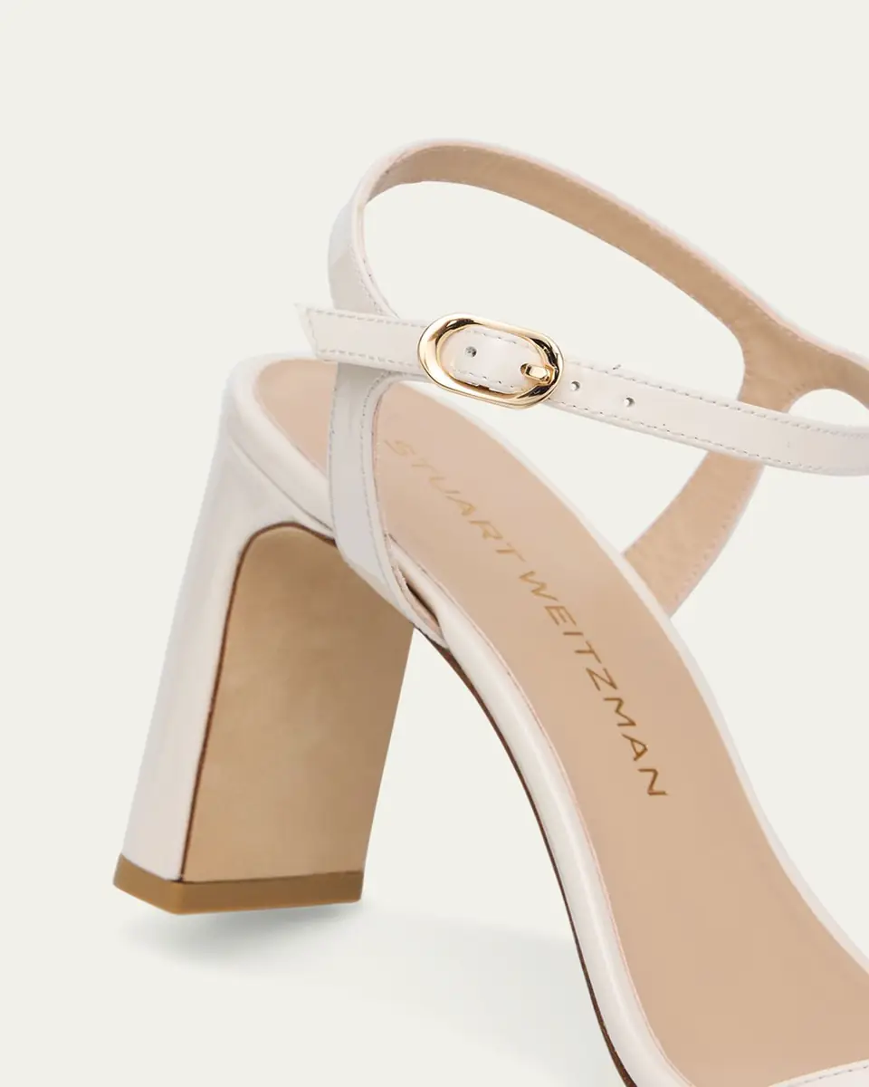 Stuart Weitzman Babette Patent Leather Ankle-Strap Sandals | Thumbnail 8 Stuart Weitzman Babette Patent Leather Ankle-Strap Sandals | Thumbnail 8