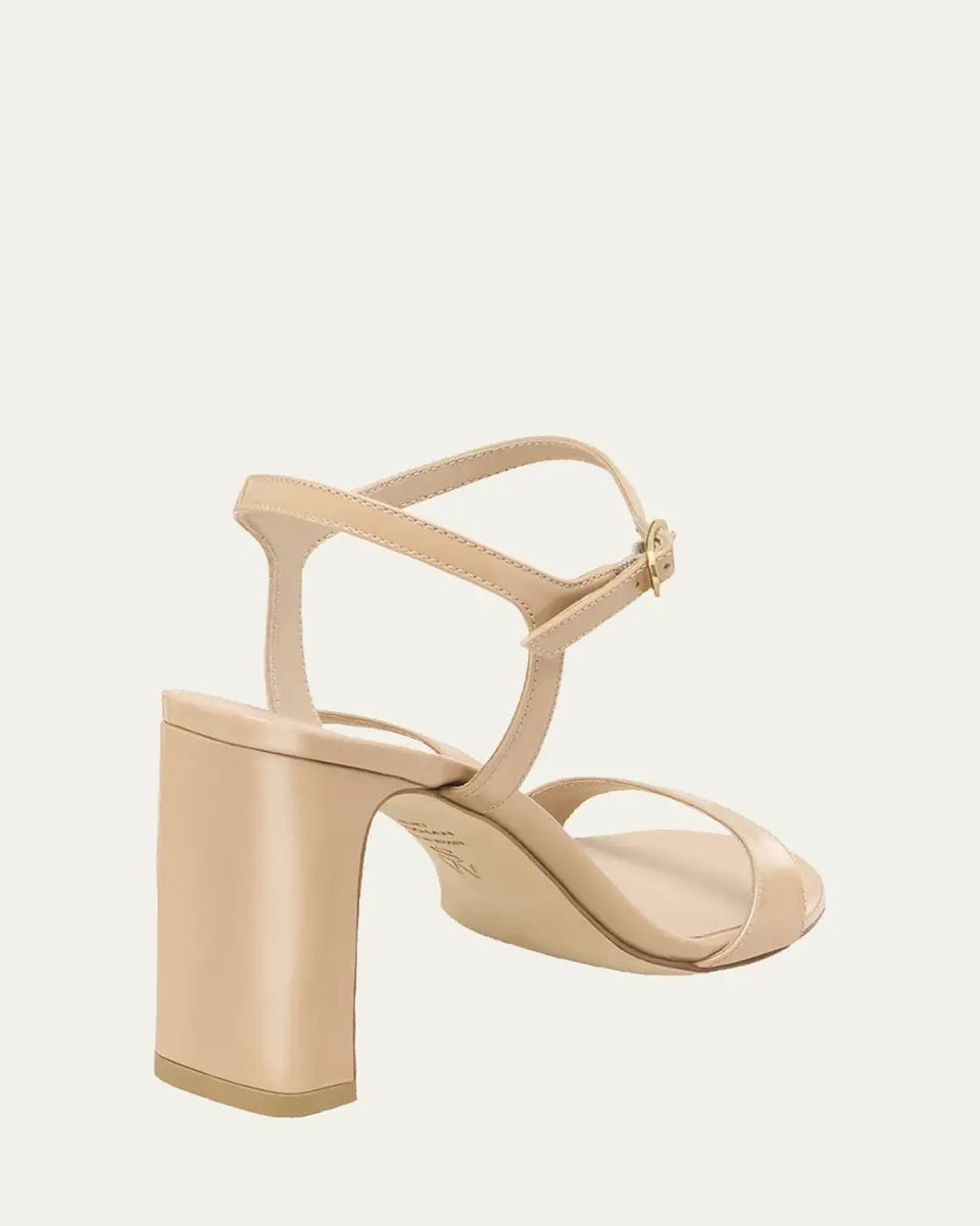 Stuart Weitzman Babette Patent Leather Ankle-Strap Sandals | Thumbnail 10 Stuart Weitzman Babette Patent Leather Ankle-Strap Sandals | Thumbnail 10