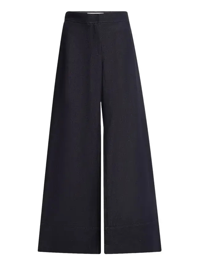 Charles Wide-Leg Twill Pants Charles Wide-Leg Twill Pants