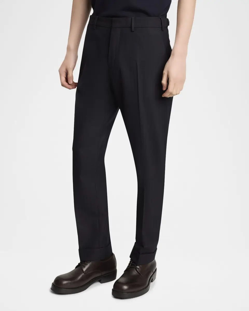 Dries Van Noten Men's Philip Herringbone Wool Pants | Thumbnail 4