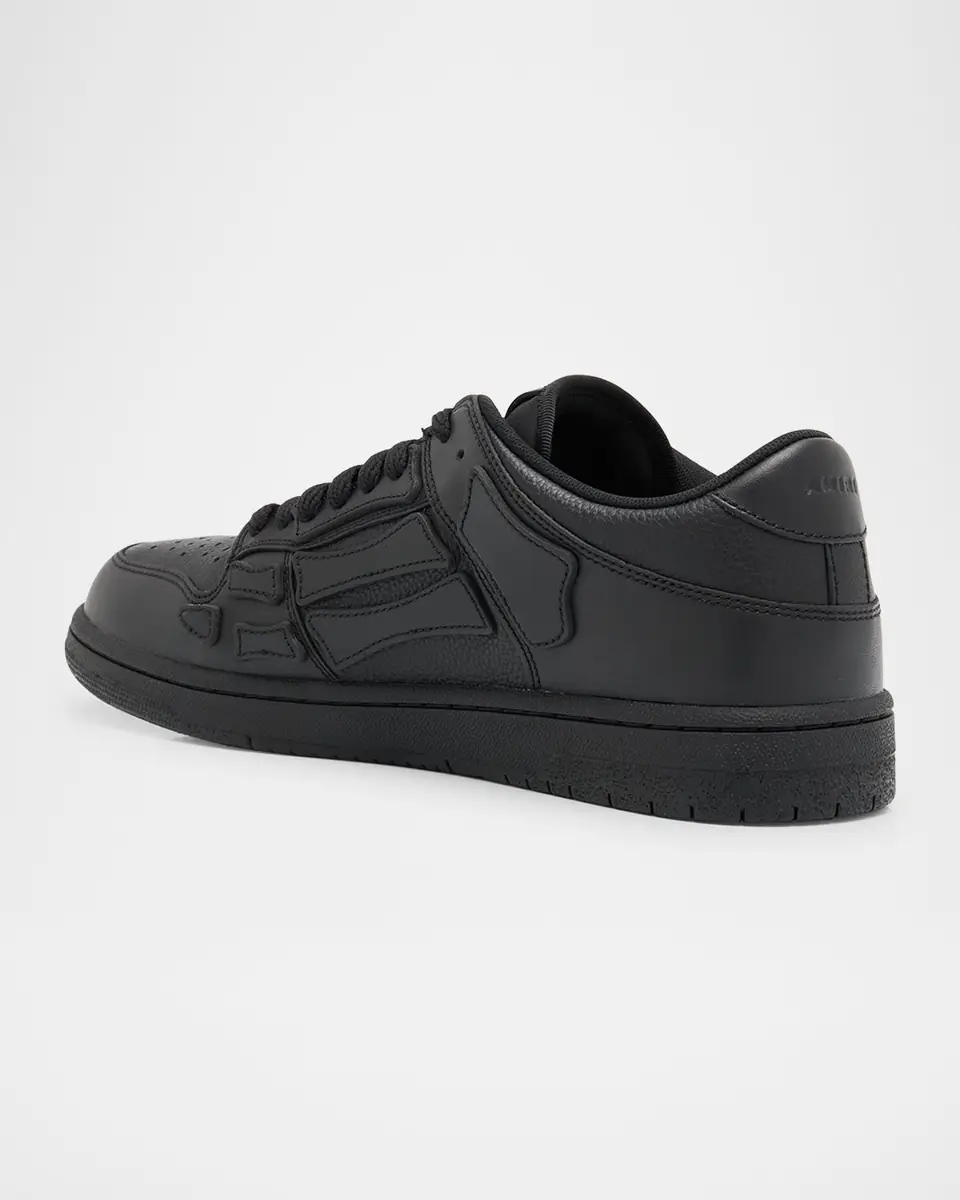 Amiri Men's Skel Low-Top Leather Sneakers | Thumbnail 4 Amiri Men's Skel Low-Top Leather Sneakers | Thumbnail 4