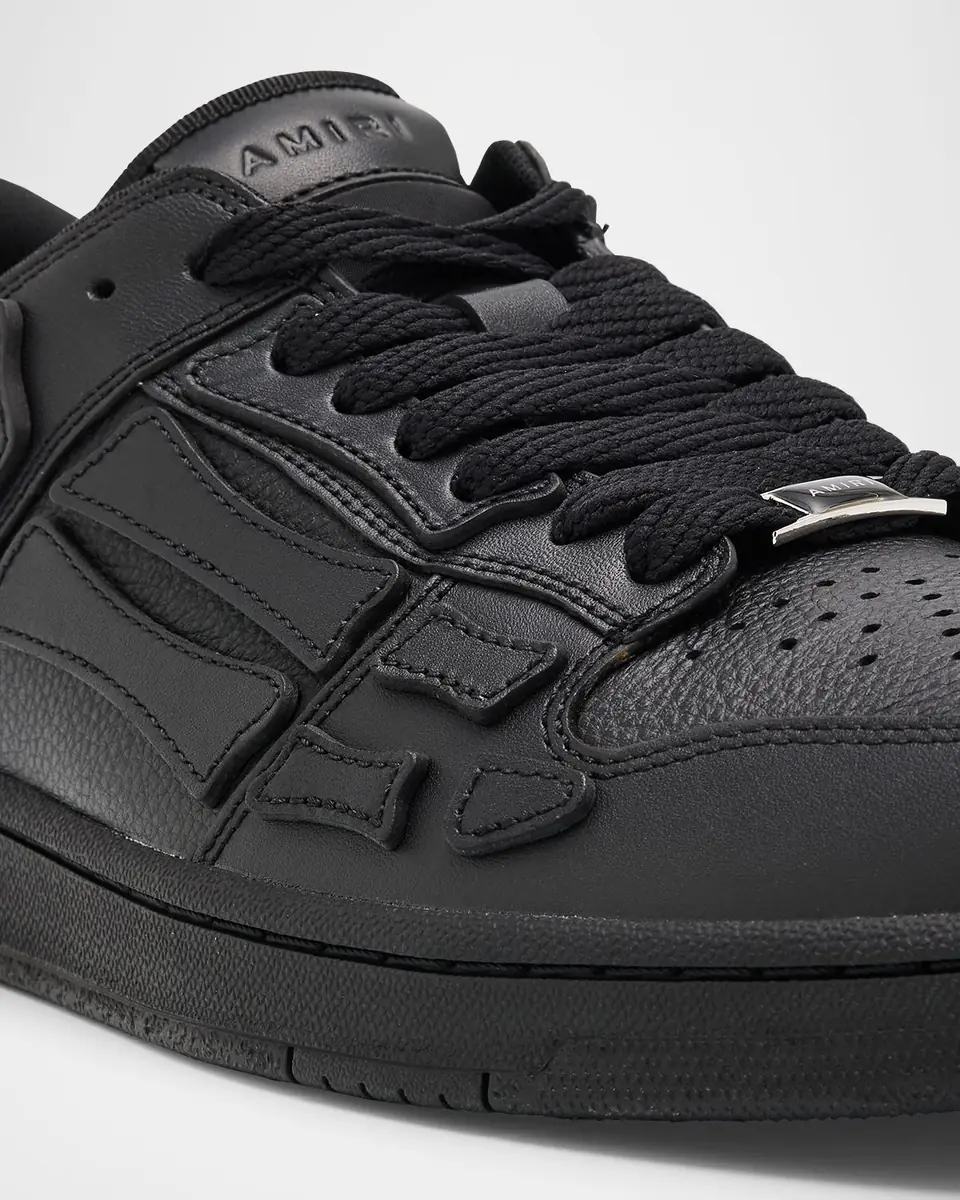 Amiri Men's Skel Low-Top Leather Sneakers | Thumbnail 5 Amiri Men's Skel Low-Top Leather Sneakers | Thumbnail 5
