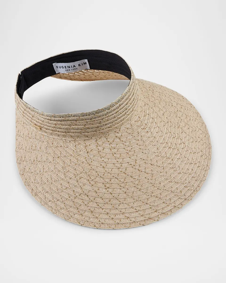 Eugenia Kim Trixie Large Brim Hemp Visor | Thumbnail 2