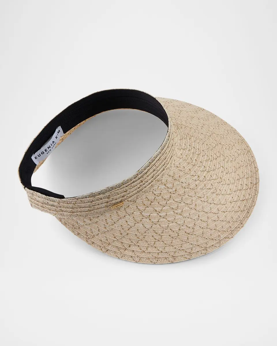 Eugenia Kim Trixie Large Brim Hemp Visor | Thumbnail 3