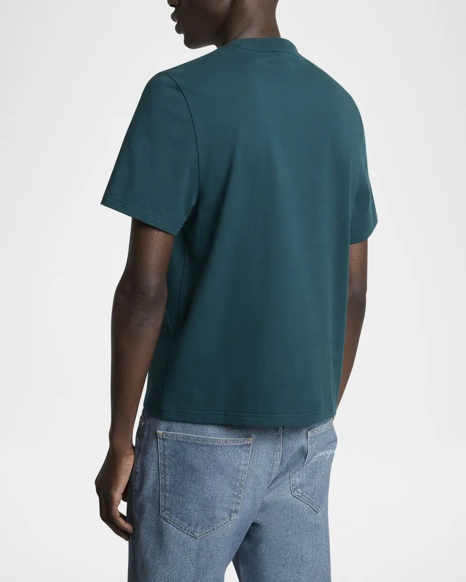 Jacquemus Men's Club Logo Crewneck T-Shirt | Thumbnail 3 Jacquemus Men's Club Logo Crewneck T-Shirt | Thumbnail 3