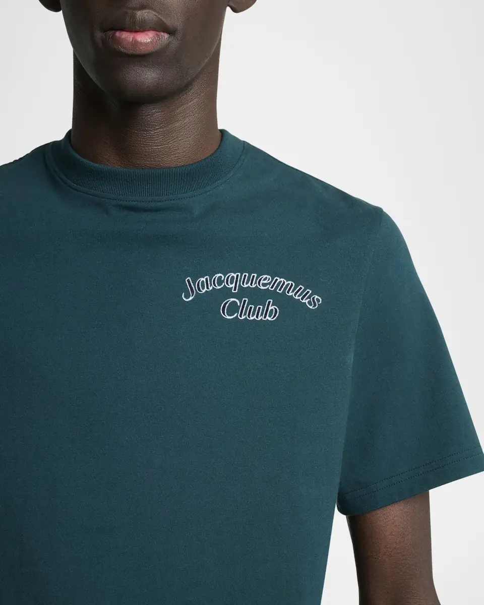 Jacquemus Men's Club Logo Crewneck T-Shirt | Thumbnail 5 Jacquemus Men's Club Logo Crewneck T-Shirt | Thumbnail 5
