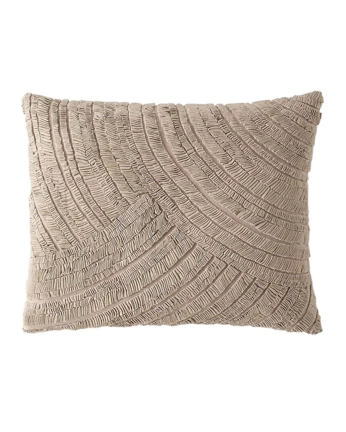 Donna Karan Home Foil Printed and Textured Decorative Pillow, 16" x 20"