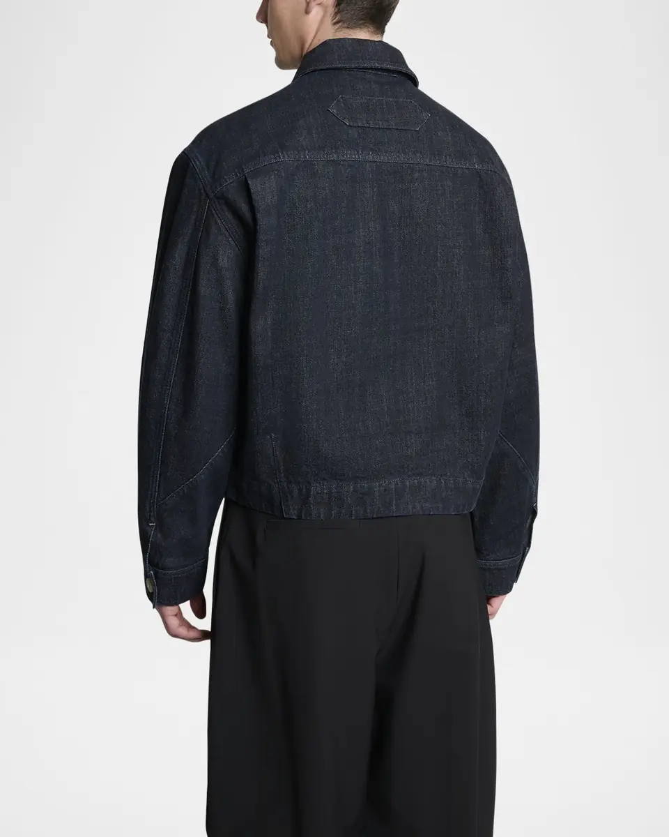 Jacquemus Men's The Canevas De-Nimes Denim Shirt Jacket | Thumbnail 3 Jacquemus Men's The Canevas De-Nimes Denim Shirt Jacket | Thumbnail 3