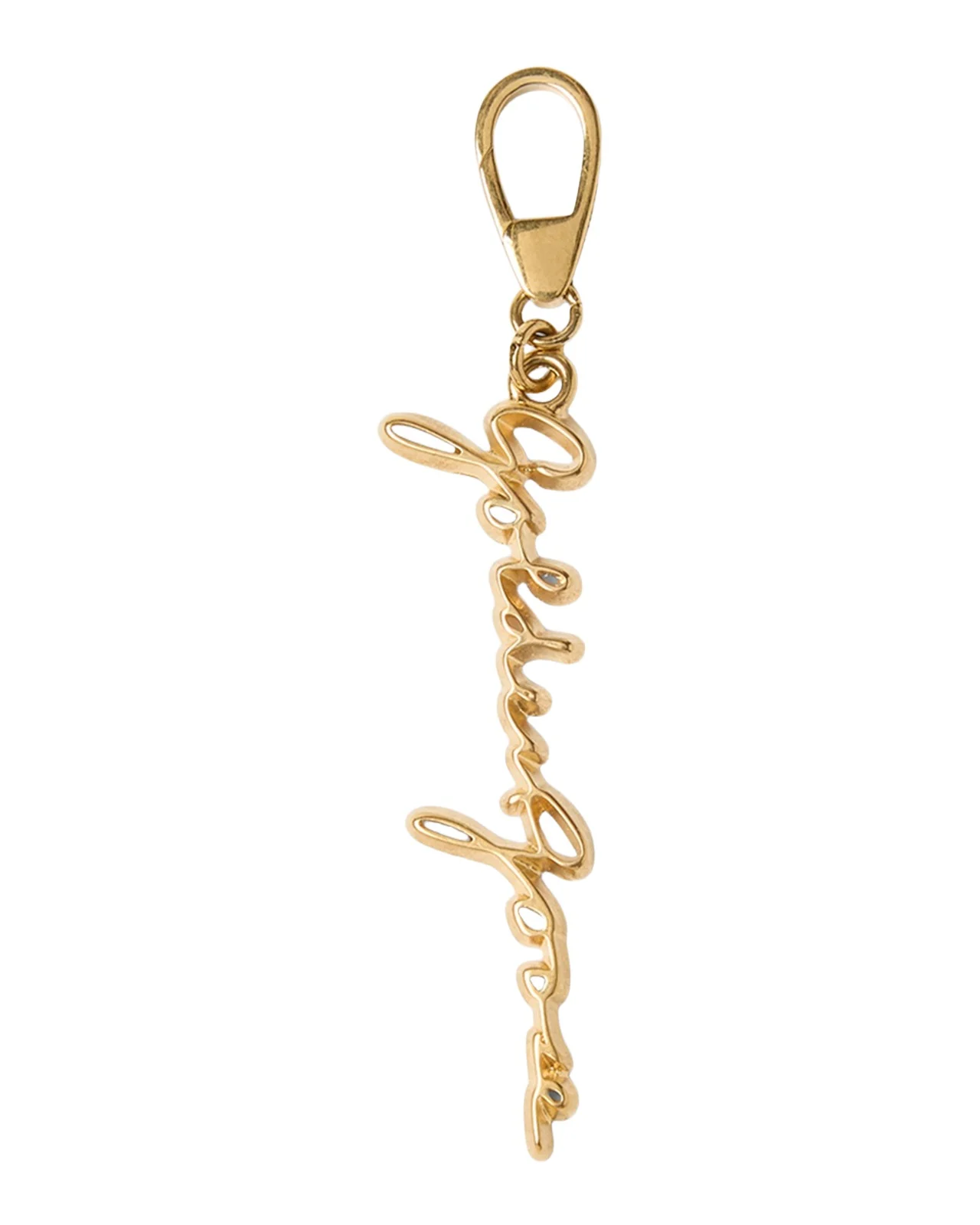 Golden Goose Logo Script Bag Charm