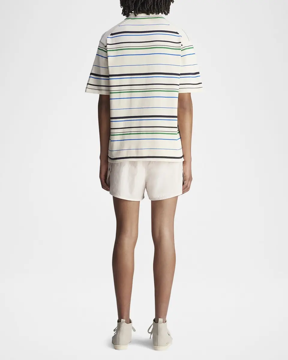 Adidas x Wales Bonner Men's Stripe Knit Polo Shirt | Thumbnail 3 Adidas x Wales Bonner Men's Stripe Knit Polo Shirt | Thumbnail 3