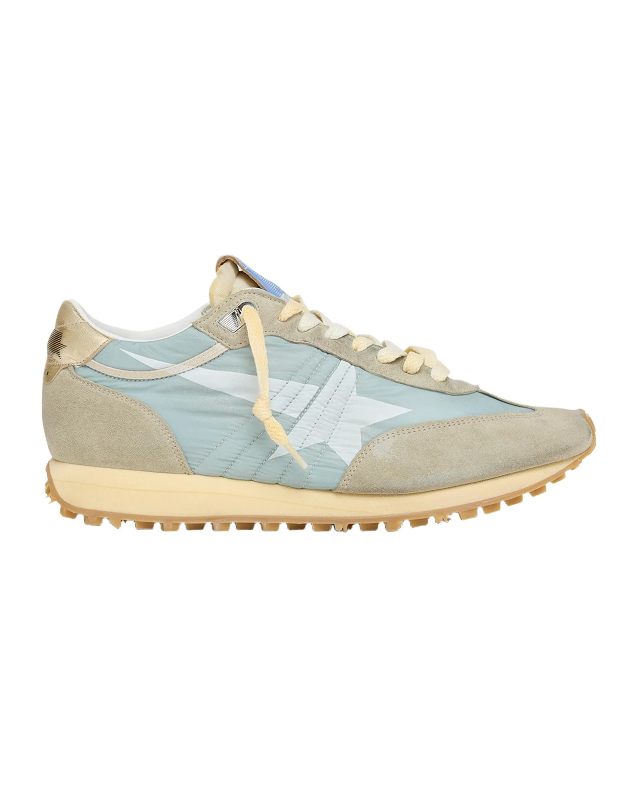 Men's Nylon and Suede Running Marathon Sneakers Men's Nylon and Suede Running Marathon Sneakers