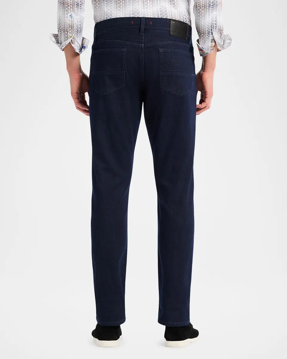 Robert Graham Men's Gottsman Denim Straight Fit Five-Pocket Pants | Thumbnail 2