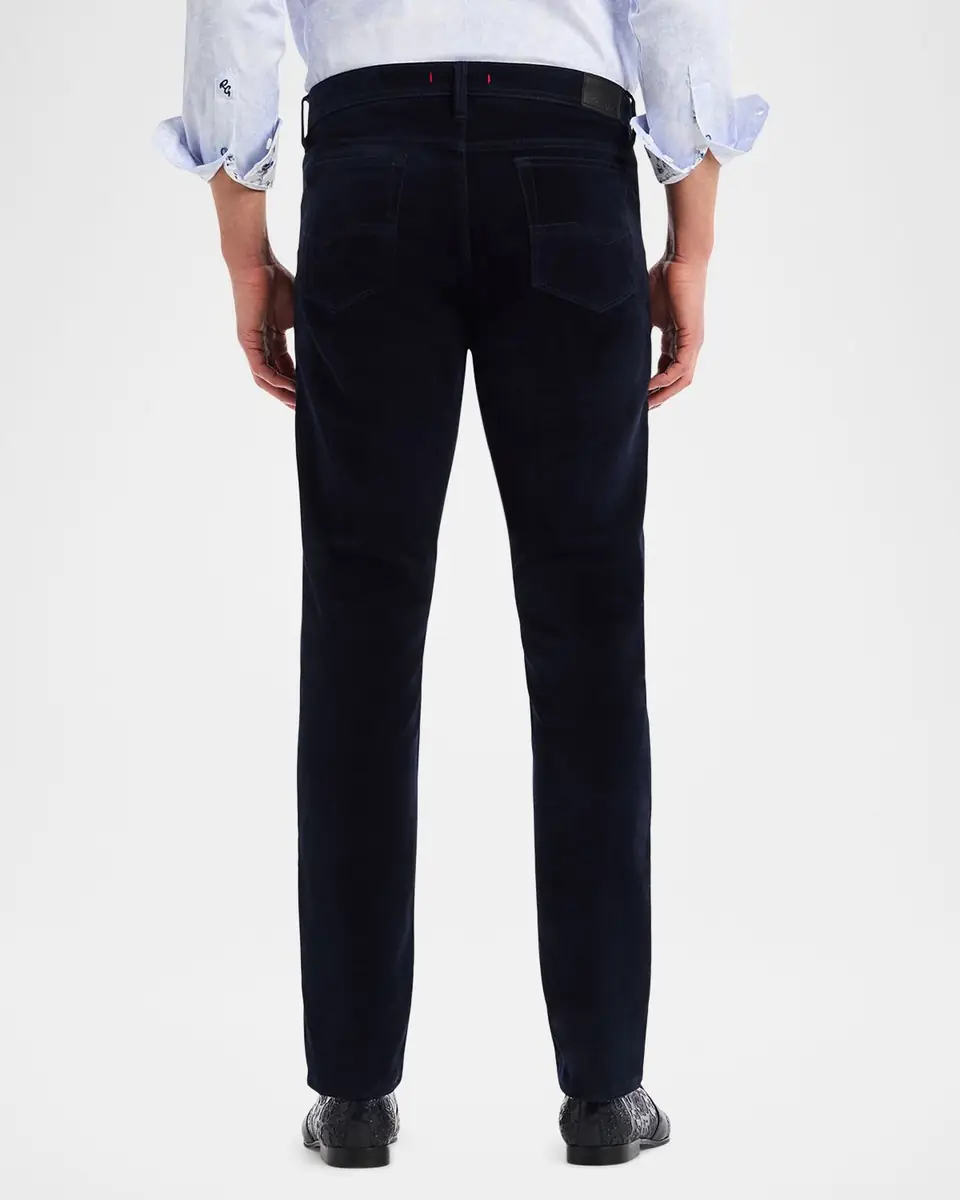 Robert Graham Men's Celestial Velvety Slim Five-Pocket Pants | Thumbnail 2 Robert Graham Men's Celestial Velvety Slim Five-Pocket Pants | Thumbnail 2