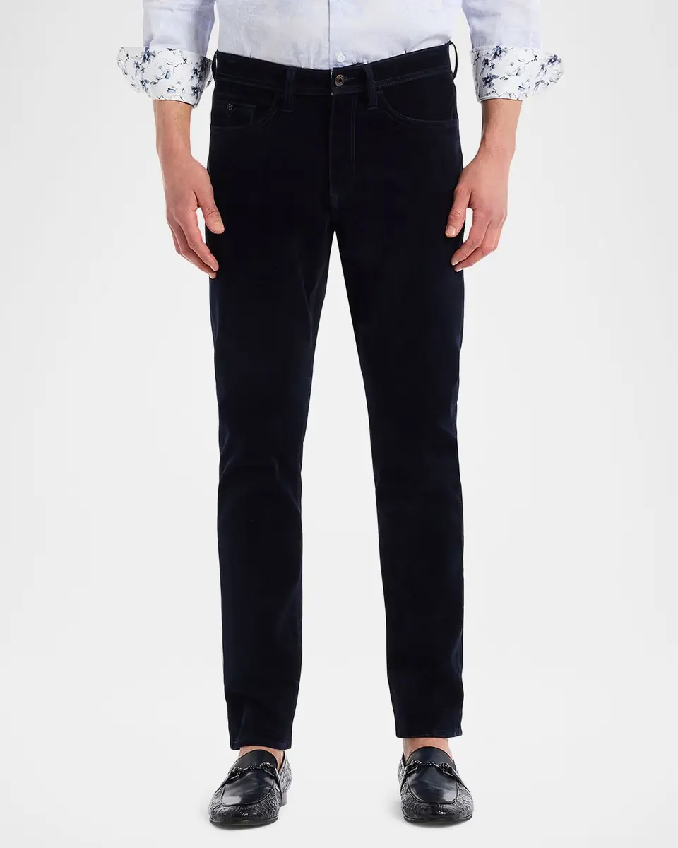 Robert Graham Men's Celestial Velvety Slim Five-Pocket Pants | Thumbnail 3 Robert Graham Men's Celestial Velvety Slim Five-Pocket Pants | Thumbnail 3