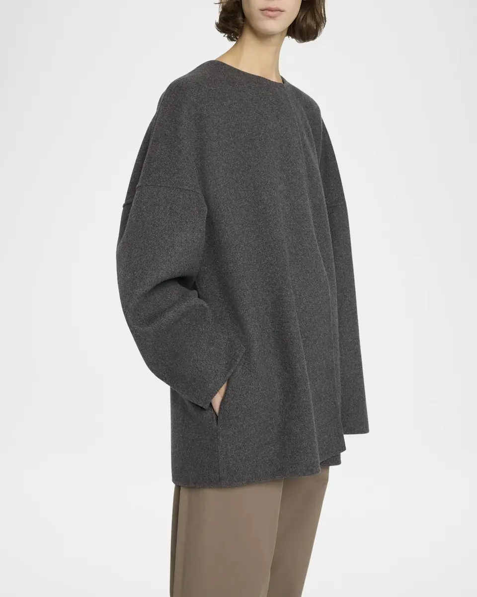 THE ROW Elke Brushed Cashmere Single-Breasted Jacket | Thumbnail 5