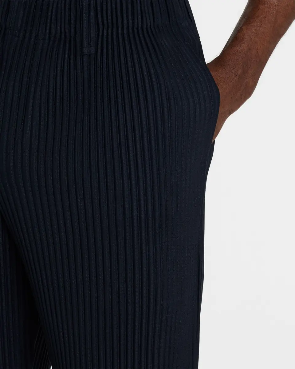 Homme Plissé Issey Miyake Men's Pleated Flat-Front Pants | Thumbnail 5 Homme Plissé Issey Miyake Men's Pleated Flat-Front Pants | Thumbnail 5