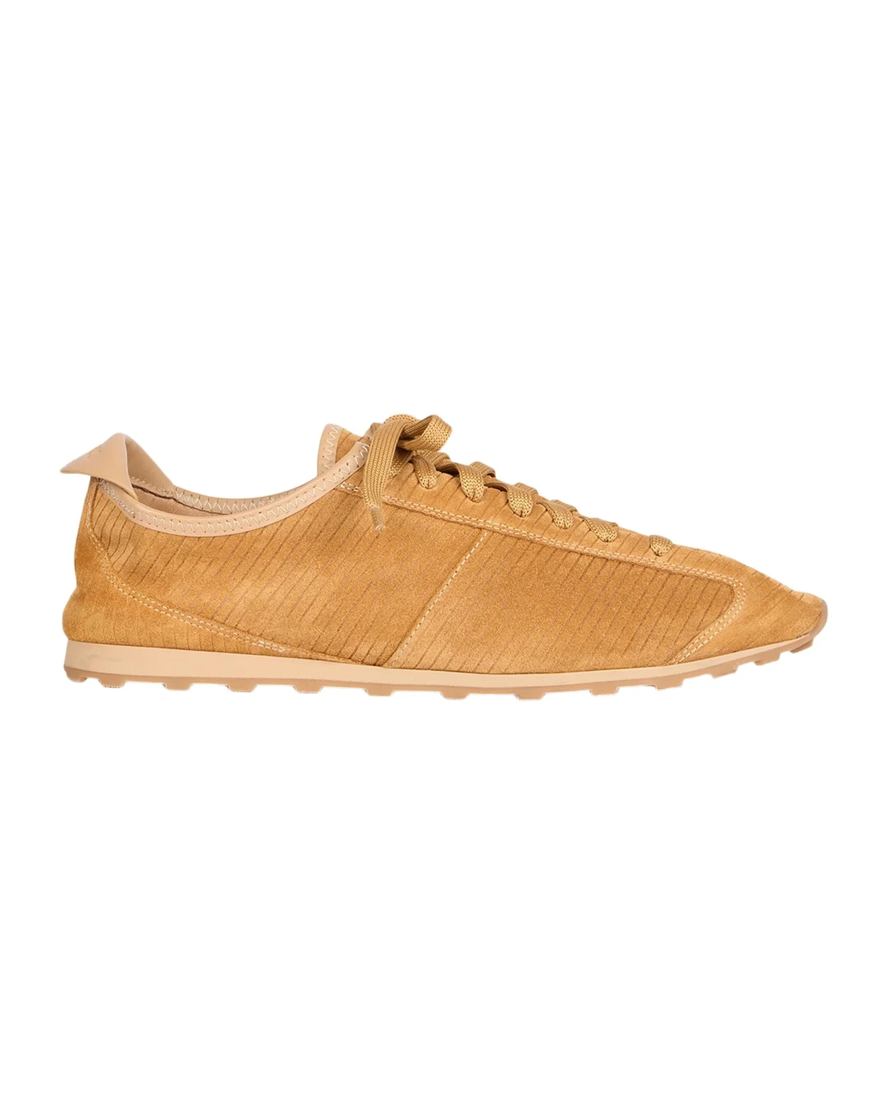 Jacquemus Men's Les Tennis Corduroy-Embossed Suede Sneakers