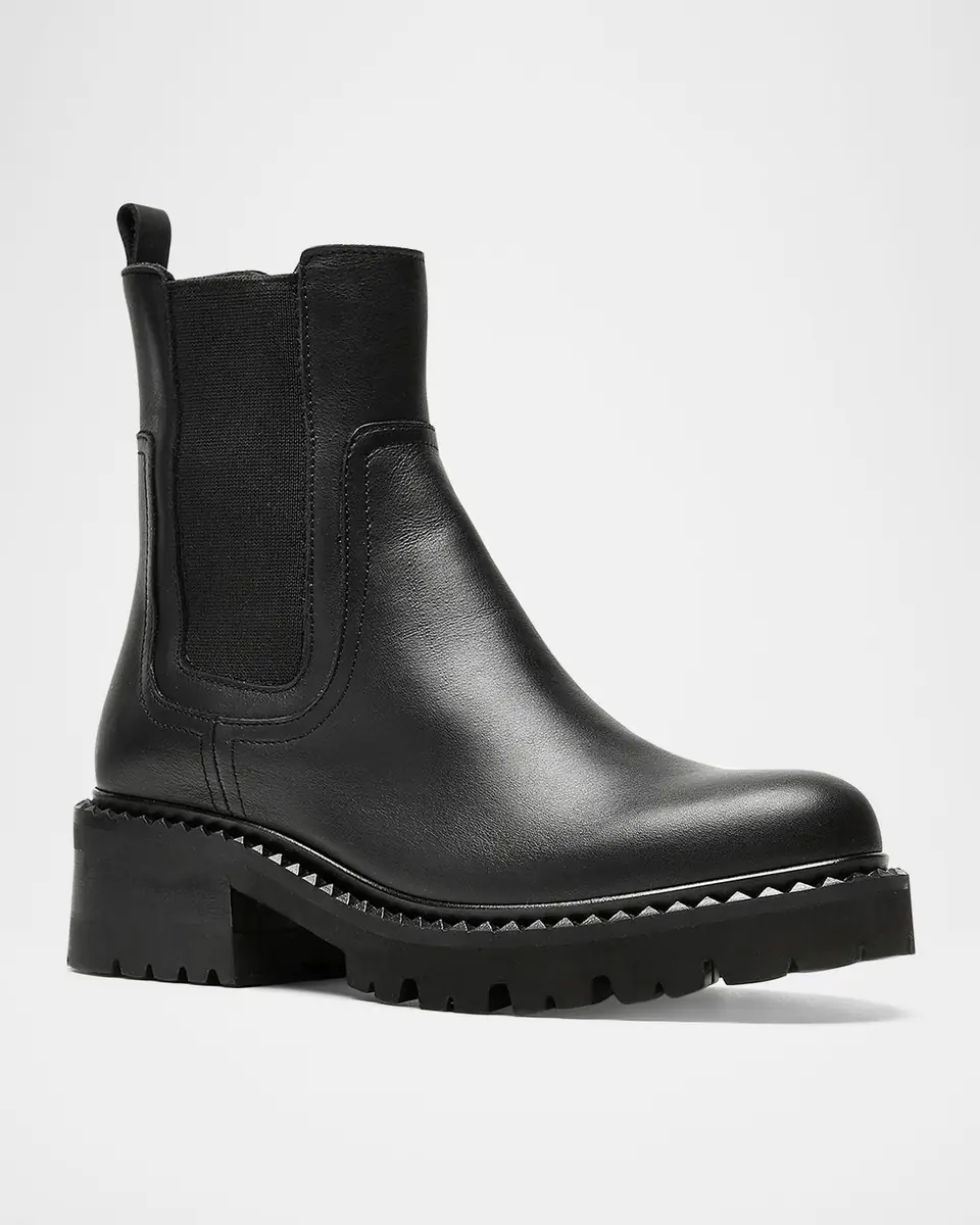 La Canadienne Cory Leather Lug-Sole Chelsea Booties | Thumbnail 2 La Canadienne Cory Leather Lug-Sole Chelsea Booties | Thumbnail 2