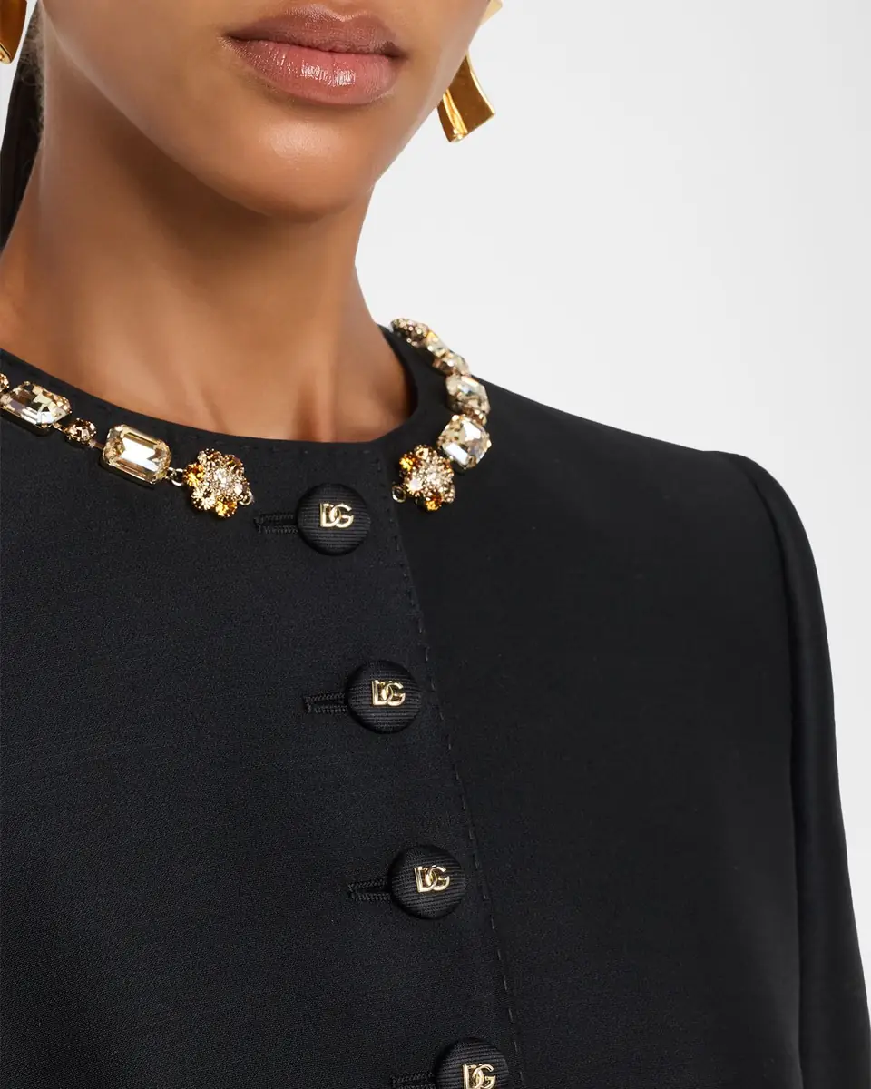 Dolce & Gabbana Tailored Crystal-Embellished Blazer | Thumbnail 5 Dolce & Gabbana Tailored Crystal-Embellished Blazer | Thumbnail 5