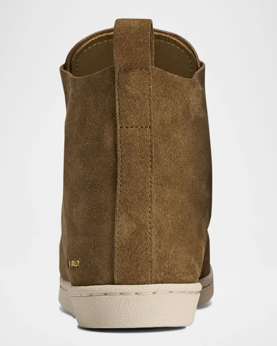 adidas x Wales Bonner x Wales Bonner Men's Superstar Suede High-Top Sneakers | Thumbnail 3 adidas x Wales Bonner x Wales Bonner Men's Superstar Suede High-Top Sneakers | Thumbnail 3
