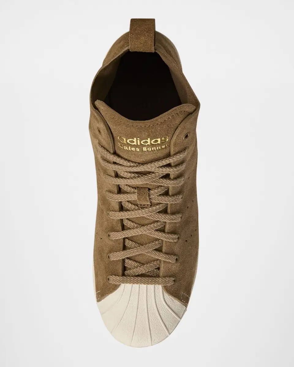 adidas x Wales Bonner x Wales Bonner Men's Superstar Suede High-Top Sneakers | Thumbnail 5 adidas x Wales Bonner x Wales Bonner Men's Superstar Suede High-Top Sneakers | Thumbnail 5