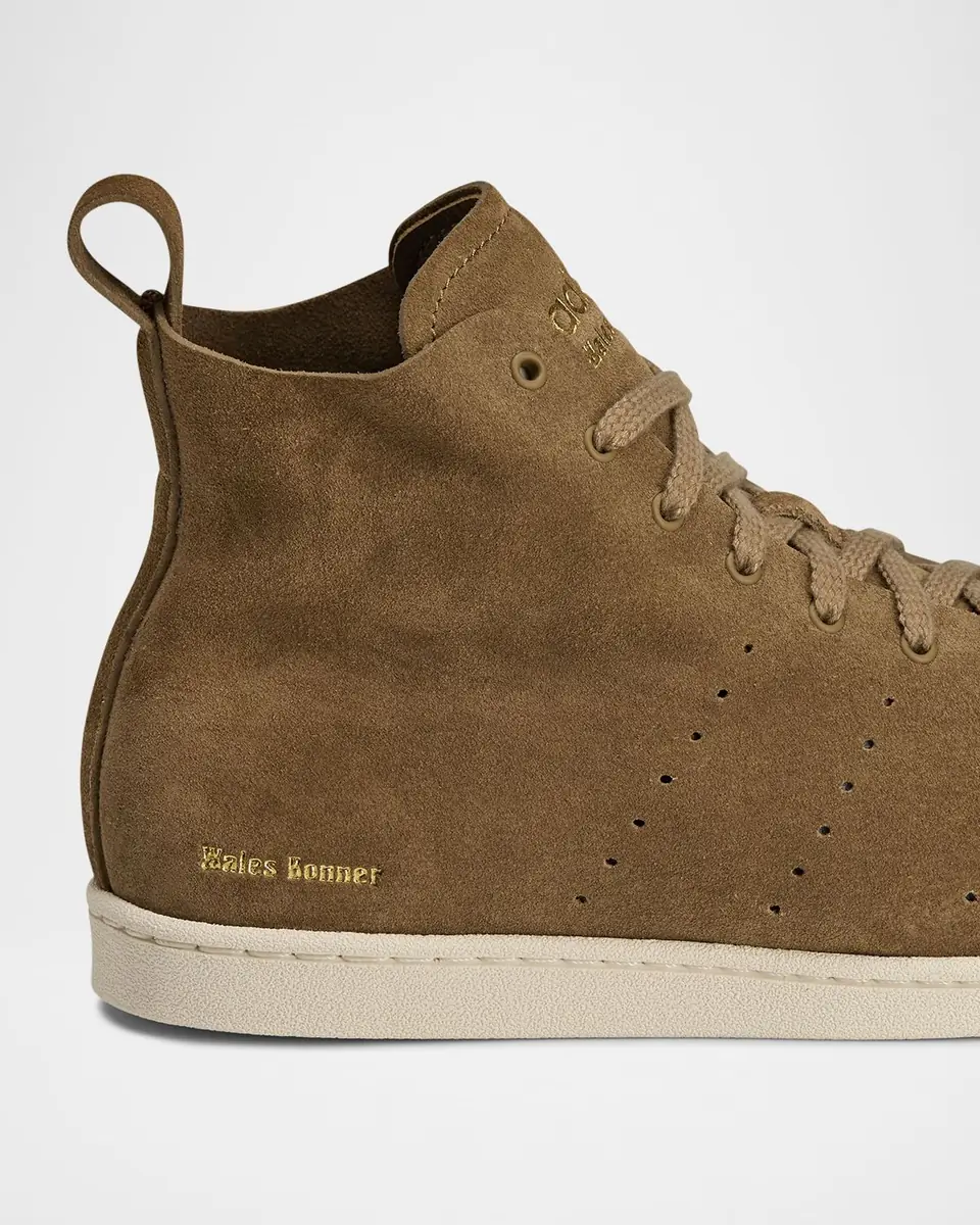 adidas x Wales Bonner x Wales Bonner Men's Superstar Suede High-Top Sneakers | Thumbnail 6 adidas x Wales Bonner x Wales Bonner Men's Superstar Suede High-Top Sneakers | Thumbnail 6