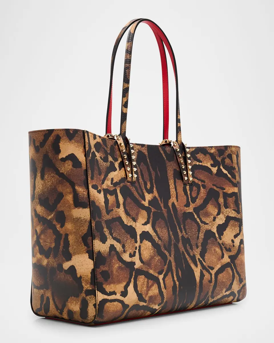 Christian Louboutin Cabata Large Tote Bag in Bengal-Print Leather | Thumbnail 3