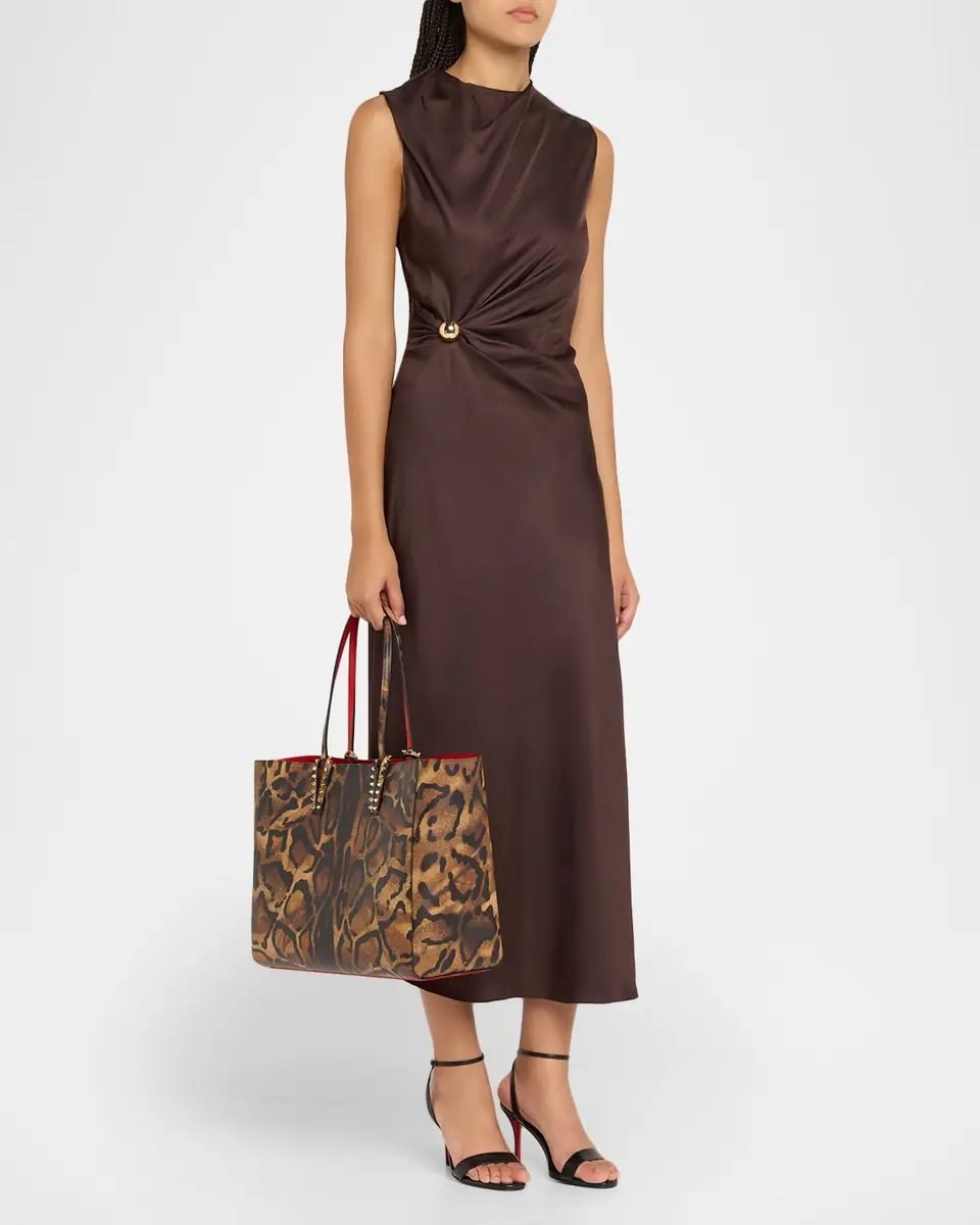 Christian Louboutin Cabata Large Tote Bag in Bengal-Print Leather | Thumbnail 5