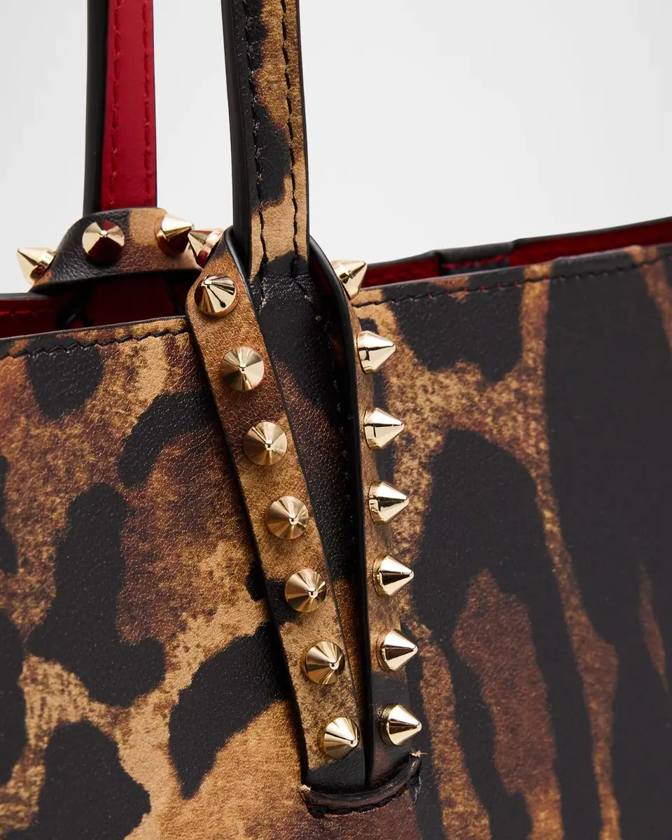 Christian Louboutin Cabata Large Tote Bag in Bengal-Print Leather | Thumbnail 6