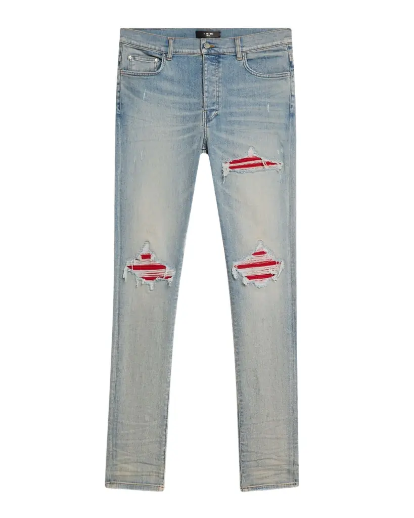 AMIRI Men's MX1 Distressed Skinny Jeans | Image 1 AMIRI Men's MX1 Distressed Skinny Jeans | Image 1