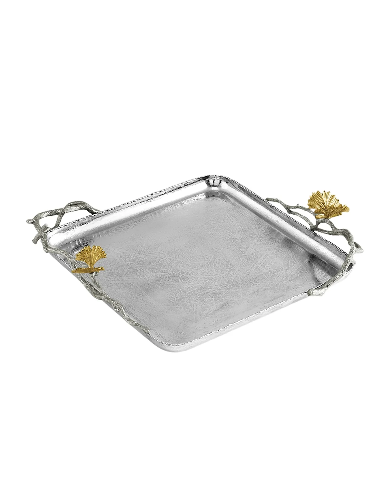Butterfly Ginkgo Luxe Matzah Plate