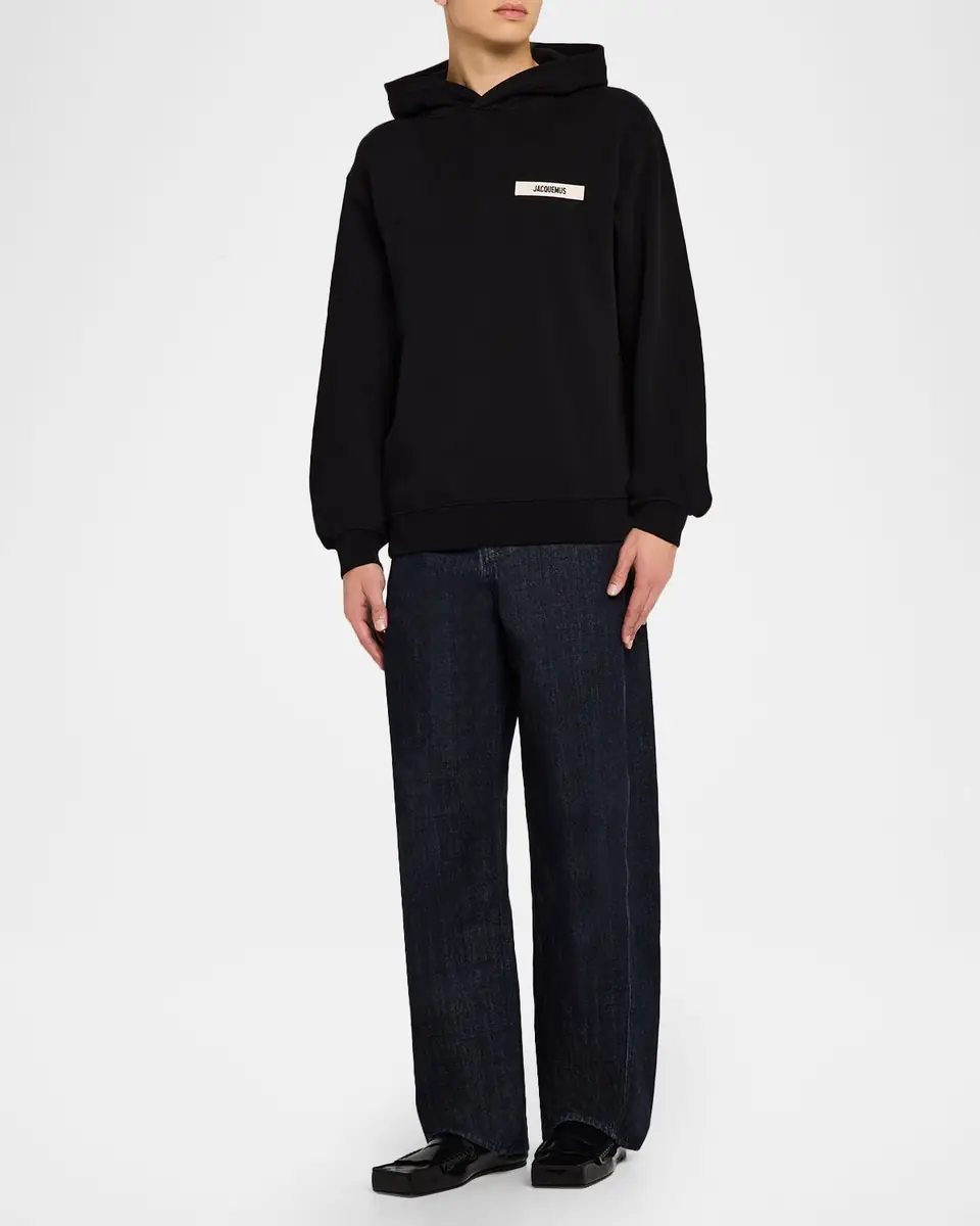 Jacquemus Men's The Mirada de-Nîmes Curved Denim Pants | Thumbnail 2 Jacquemus Men's The Mirada de-Nîmes Curved Denim Pants | Thumbnail 2