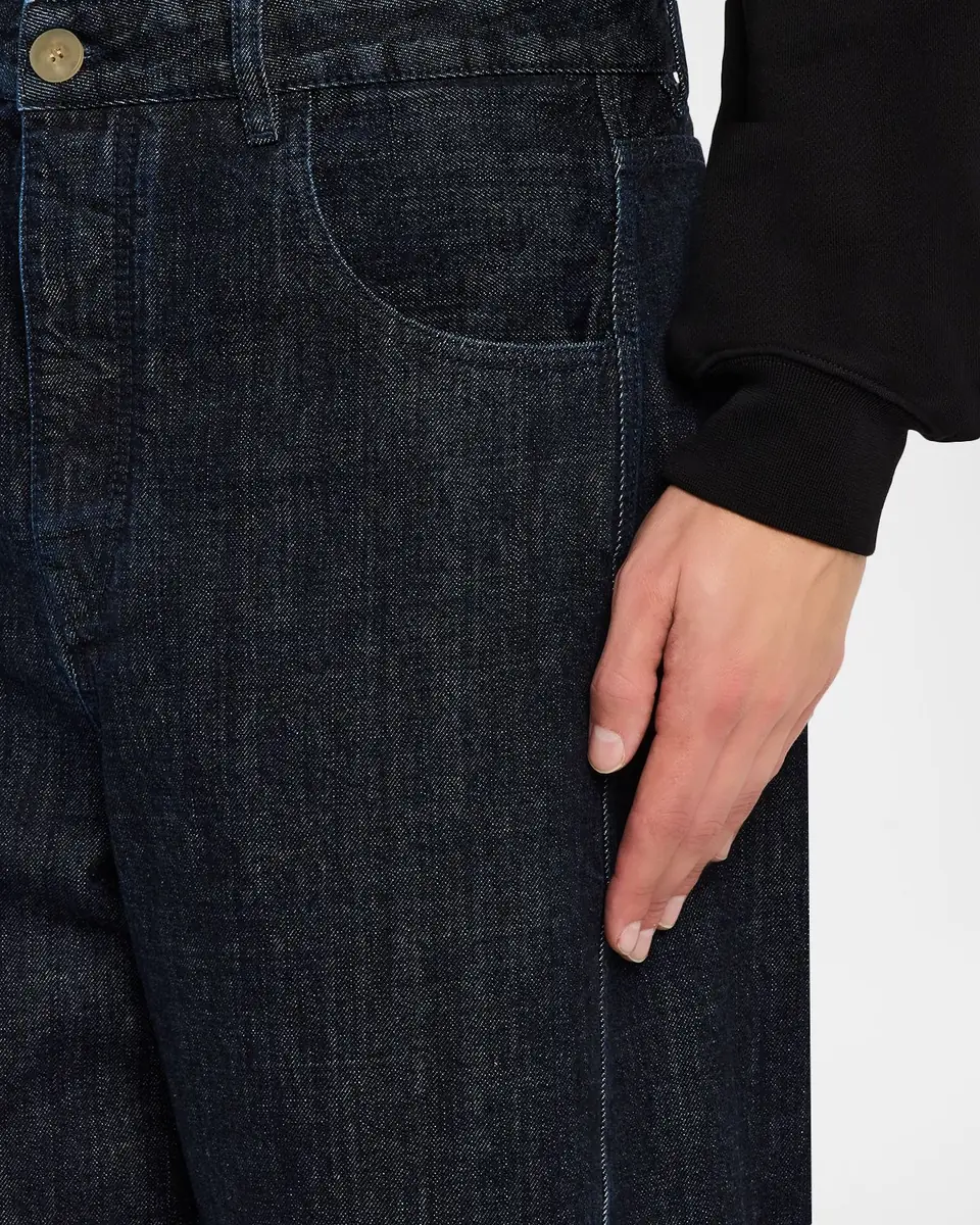 Jacquemus Men's The Mirada de-Nîmes Curved Denim Pants | Thumbnail 5 Jacquemus Men's The Mirada de-Nîmes Curved Denim Pants | Thumbnail 5