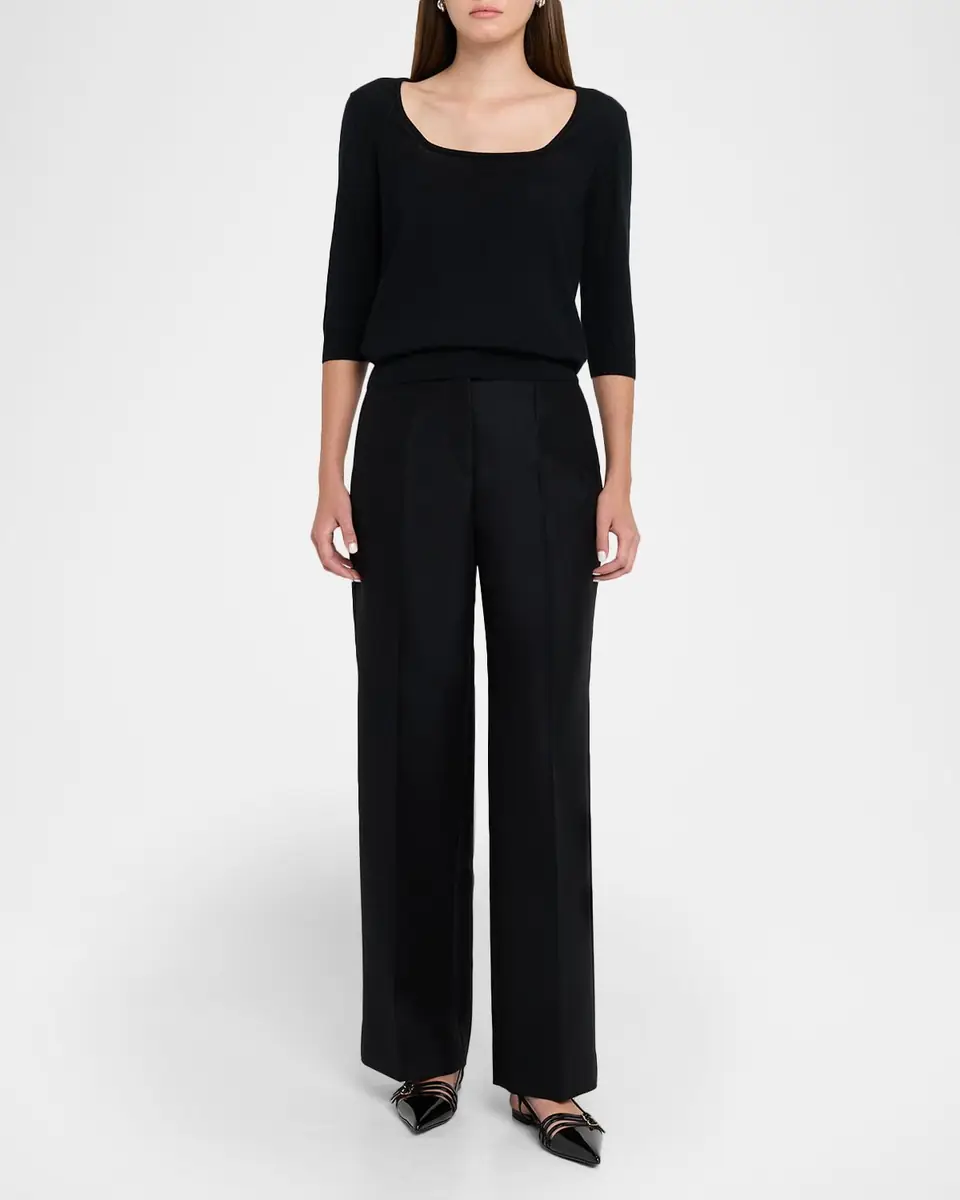 Dolce & Gabbana Scoop-Neck Cashmere Sweater | Thumbnail 2 Dolce & Gabbana Scoop-Neck Cashmere Sweater | Thumbnail 2