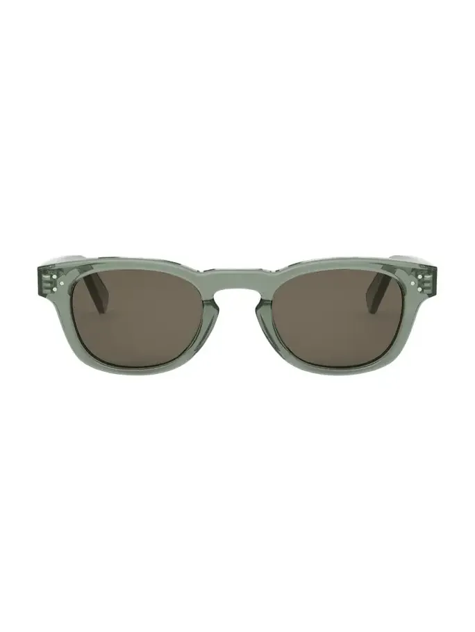 Men's Acetate Round Sunglasses