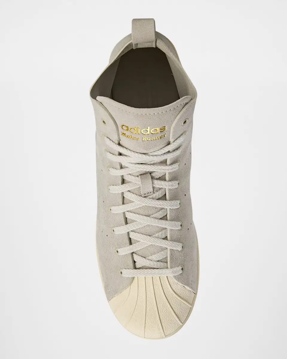 adidas x Wales Bonner x Wales Bonner Men's Superstar Suede High-Top Sneakers | Thumbnail 5 adidas x Wales Bonner x Wales Bonner Men's Superstar Suede High-Top Sneakers | Thumbnail 5