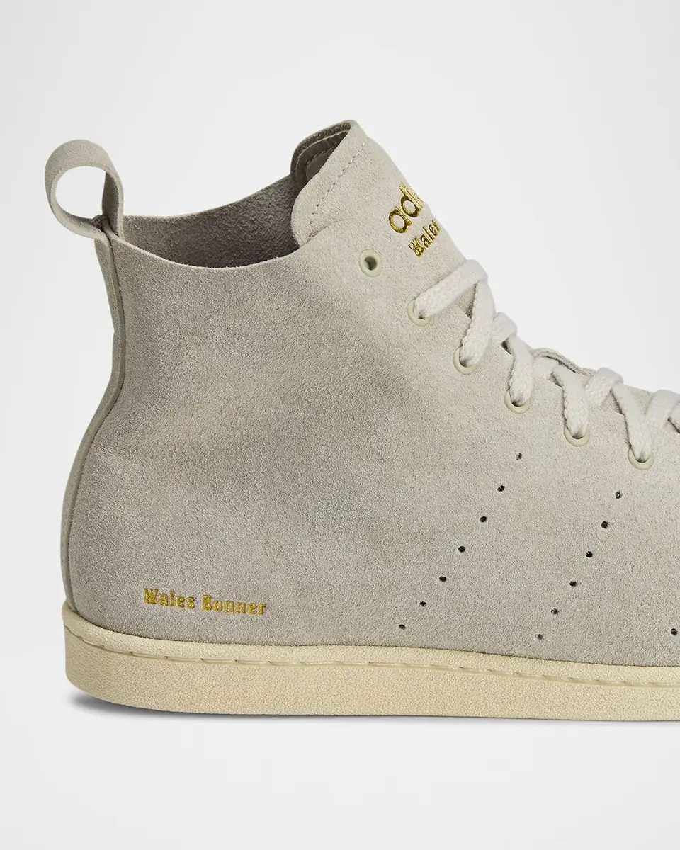 adidas x Wales Bonner x Wales Bonner Men's Superstar Suede High-Top Sneakers | Thumbnail 6 adidas x Wales Bonner x Wales Bonner Men's Superstar Suede High-Top Sneakers | Thumbnail 6