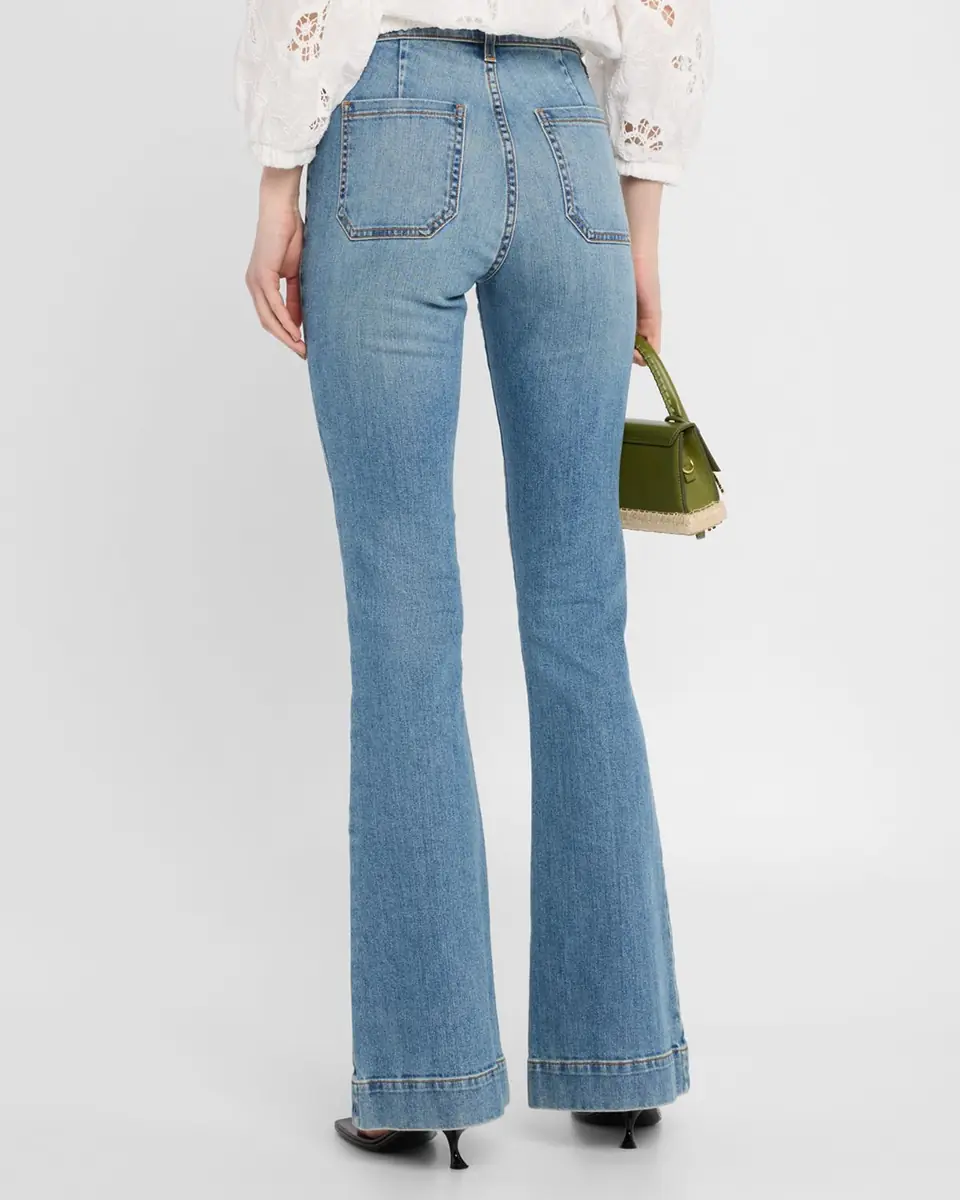 Ramy Brook Cindy High-Rise Flare Jeans | Thumbnail 3 Ramy Brook Cindy High-Rise Flare Jeans | Thumbnail 3