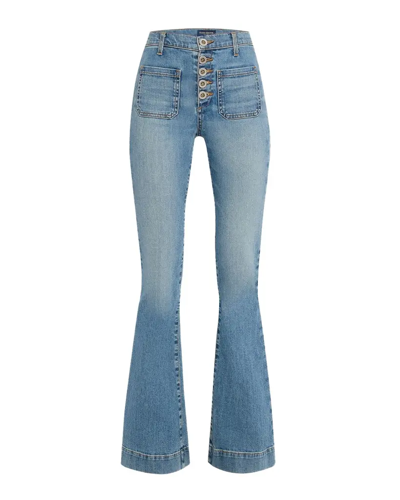 Ramy Brook Cindy High-Rise Flare Jeans