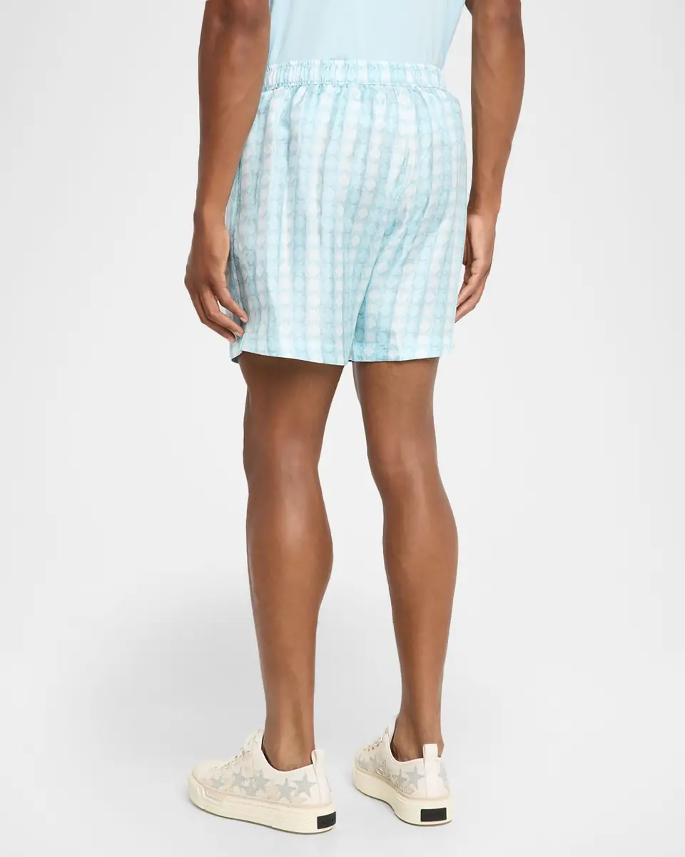AMIRI Men's Silk MA Quad Bowling Shorts | Thumbnail 2
