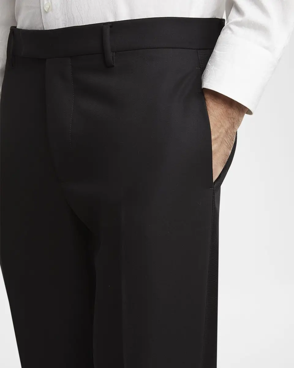 Etro Men's Slim Flat-Front Evening Pants | Thumbnail 5 Etro Men's Slim Flat-Front Evening Pants | Thumbnail 5