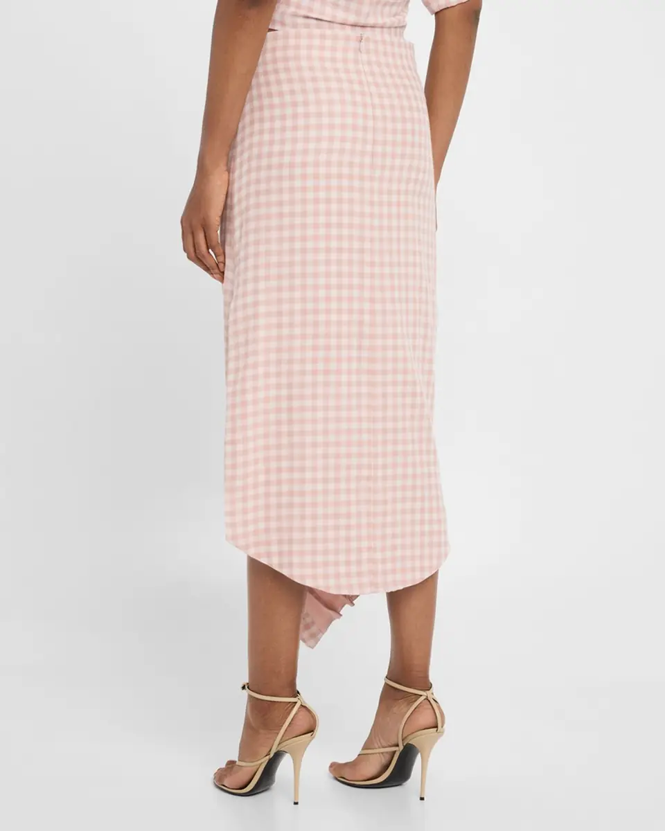 JBQ Novie Draped Plaid Midi Skirt | Thumbnail 3 JBQ Novie Draped Plaid Midi Skirt | Thumbnail 3