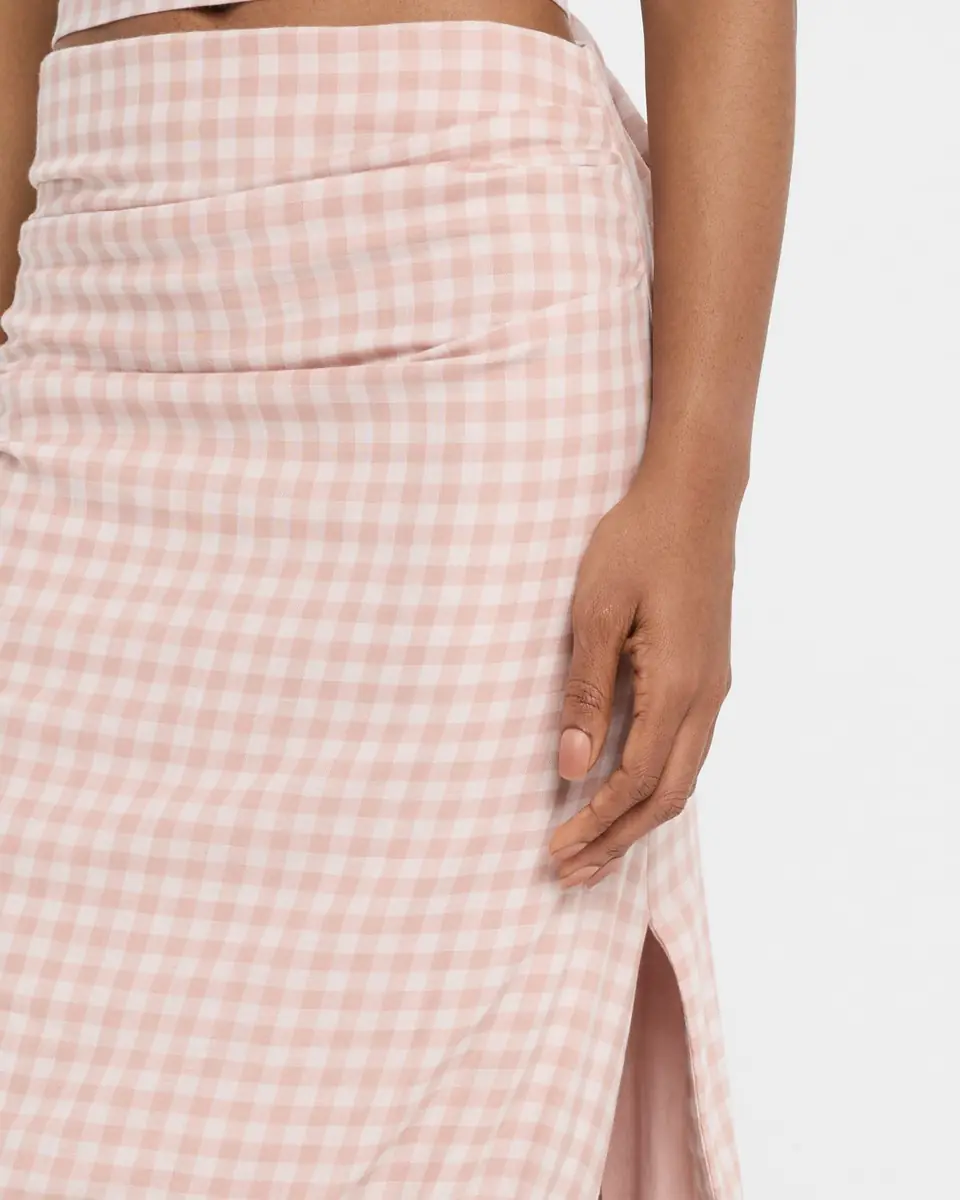 JBQ Novie Draped Plaid Midi Skirt | Thumbnail 5 JBQ Novie Draped Plaid Midi Skirt | Thumbnail 5