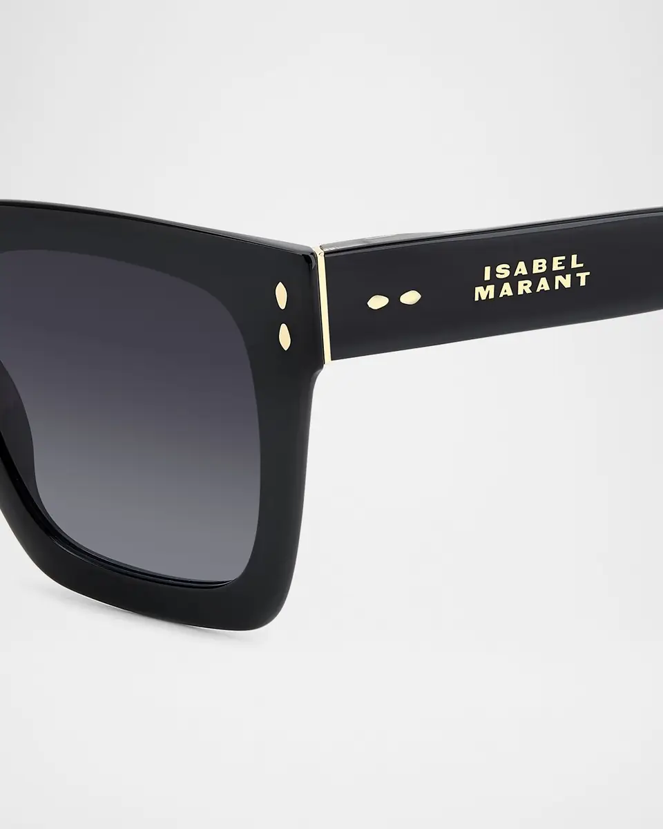 Isabel Marant Logo Square Acetate Sunglasses | Thumbnail 2 Isabel Marant Logo Square Acetate Sunglasses | Thumbnail 2