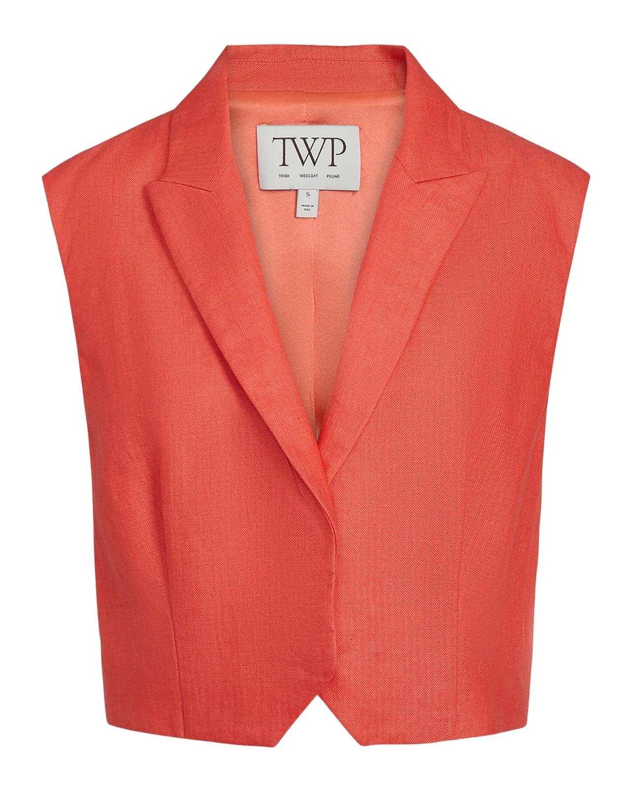 TWP Katie Cotton-Linen Vest