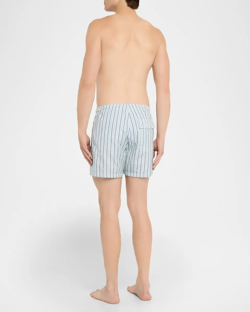 Loro Piana Men's Daneu Stripe Swim Shorts | Thumbnail 3 Loro Piana Men's Daneu Stripe Swim Shorts | Thumbnail 3