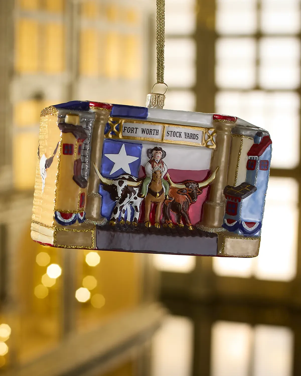 Joy To The World Collectibles NM Fort Worth Christmas Ornament
