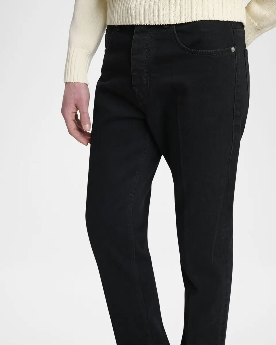 Givenchy Men's Straight-Fit Black Denim Jeans | Thumbnail 5