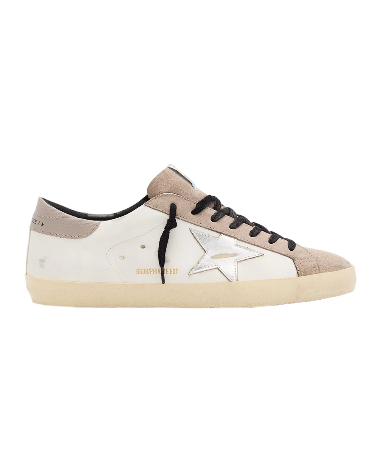Men's Super-Star Leather and Suede Low-Top Sneakers