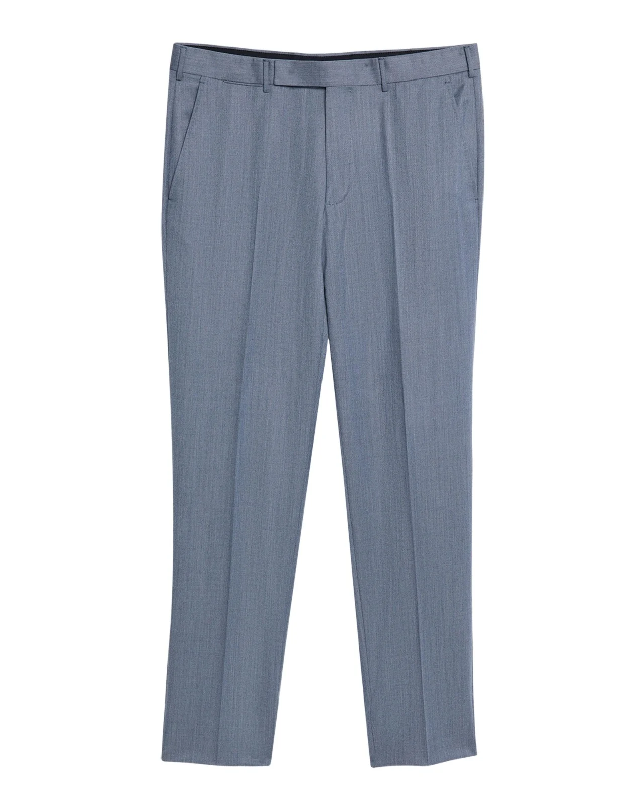 Men's Cavalry Twill Sharkskin Flat-Front Trousers Men's Cavalry Twill Sharkskin Flat-Front Trousers